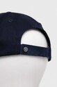 Akcesoria Tommy Hilfiger czapka z daszkiem bawełniana AM0AM11256 granatowy