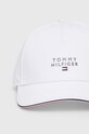 Бавовняна бейсболка Tommy Hilfiger AM0AM11447 білий AW23