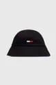 čierna Bavlnený klobúk Tommy Jeans Pánsky