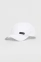 λευκό Βαμβακερό καπέλο του μπέιζμπολ Calvin Klein Ανδρικά