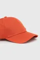 pomarańczowy Calvin Klein czapka z daszkiem bawełniana
