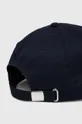 Βαμβακερό καπέλο του μπέιζμπολ Calvin Klein σκούρο μπλε