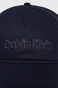 Doplnky Bavlnená šiltovka Calvin Klein K50K510656 tmavomodrá