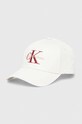 Calvin Klein Jeans șapcă de baseball din bumbac bumbac bej K50K510061