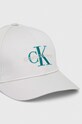 Calvin Klein Jeans șapcă de baseball din bumbac K50K510061 gri SS24