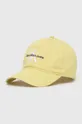 κίτρινο Βαμβακερό καπέλο του μπέιζμπολ Calvin Klein Jeans Ανδρικά