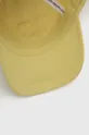 κίτρινο Βαμβακερό καπέλο του μπέιζμπολ Calvin Klein Jeans