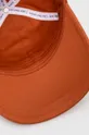 oranžna Bombažna bejzbolska kapa Calvin Klein Jeans