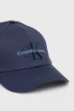 Βαμβακερό καπέλο του μπέιζμπολ Calvin Klein Jeans μπλε