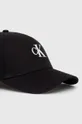 μαύρο Βαμβακερό καπέλο του μπέιζμπολ Calvin Klein Jeans