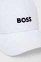 BOSS șapcă de baseball din bumbac 50495121 alb AA00