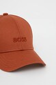 BOSS șapcă de baseball din bumbac 50495121 portocaliu AA00