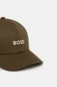 Βαμβακερό καπέλο του μπέιζμπολ BOSS 50495121 πράσινο AA00