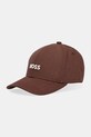 BOSS berretto da baseball in cotone cotone marrone 50495121