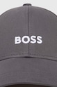 BOSS șapcă de baseball din bumbac Zed 50495121 gri AA00