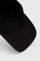 czarny BOSS czapka z daszkiem bawełniana