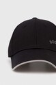 Бавовняна бейсболка Boss Green BOSS GREEN 50495855 чорний AW23