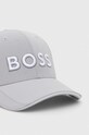 BOSS Green czapka z daszkiem BOSS GREEN 50496291 szary AW23