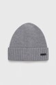 BOSS czapka wełniana Fati wełna szary 50495306