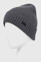 Вълнена шапка BOSS 50495306 сив AW24