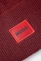 Doplňky Vlněná čepice HUGO 50496011 burgundské