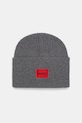 Шерстяная шапка HUGO шерсть серый 50496011