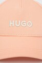 Хлопковая кепка HUGO 50496033 оранжевый SS24