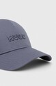 HUGO czapka z daszkiem bawełniana 50496033 niebieski SS24