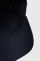 HUGO czapka z daszkiem bawełniana granatowy 50496033