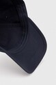HUGO czapka z daszkiem bawełniana granatowy 50496033