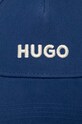 Akcesoria HUGO czapka z daszkiem bawełniana 50496033 granatowy