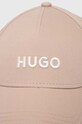 Accesorii HUGO șapcă de baseball din bumbac 50496033 bej