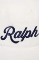 Βαμβακερό καπέλο του μπέιζμπολ Polo Ralph Lauren λευκό