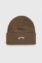 Шапка Billabong средно дебел зелен EBYHA00124