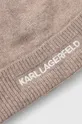 Karl Lagerfeld czapka z domieszką kaszmiru 50 % Poliamid, 40 % Wiskoza, 5 % Kaszmir, 5 % Wełna