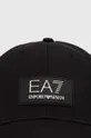 EA7 Emporio Armani czapka z daszkiem czarny