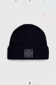 Guess czapka wełniana wełna granatowy M3BZ11.Z2W00