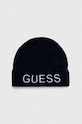 Guess caciula din amestec de lana imprimeu bleumarin M3BZ18.Z39B0