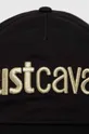 Pamučna kapa sa šiltom Just Cavalli crna