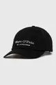 μαύρο Βαμβακερό καπέλο του μπέιζμπολ Marc O'Polo Ανδρικά