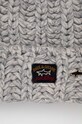 Čepice z vlněné směsi Paul&Shark 13317156 šedá AW23