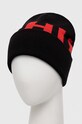 HUGO czapka wełniana 50500507 czarny AW23
