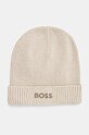 Шапка с вълна Boss Green BOSS GREEN с вълна бежов 50499423