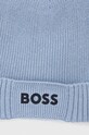 Akcesoria BOSS Green czapka z domieszką wełny BOSS GREEN 50499423 niebieski