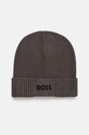 Шапка с примесью шерсти Boss Green BOSS GREEN с добавлением шерсти серый 50499423