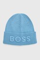 Kapa s dodatkom vune Boss Orange BOSS ORANGE natpis plava 50497967