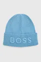 plava Kapa s dodatkom vune Boss Orange BOSS ORANGE Muški