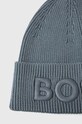 Boss Orange caciula din amestec de lana BOSS ORANGE 50497967 verde AW23