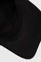 Trussardi czapka z daszkiem bawełniana czarny 57Z00316.1T006541