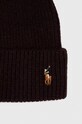 Akcesoria Polo Ralph Lauren czapka wełniana 449923718 brązowy